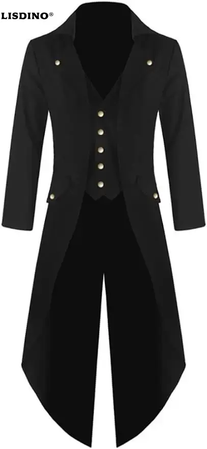 Vintage Fashion Jacket - Erkek Steampunk Gotik Ceket Viktorya Dönemi