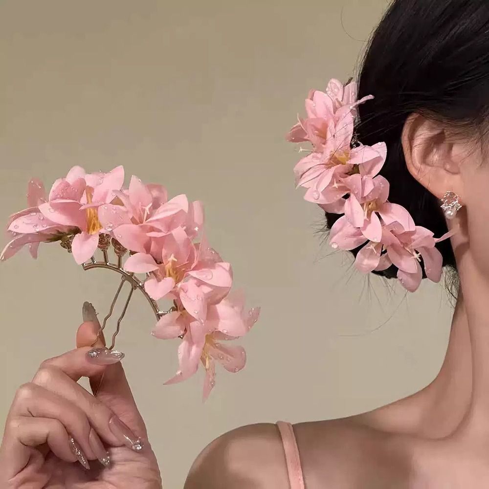 Gül Çiçek Kırmızı Çiçek Saç To - Vintage Fashion Ornaments incelemesi ve fiyatı