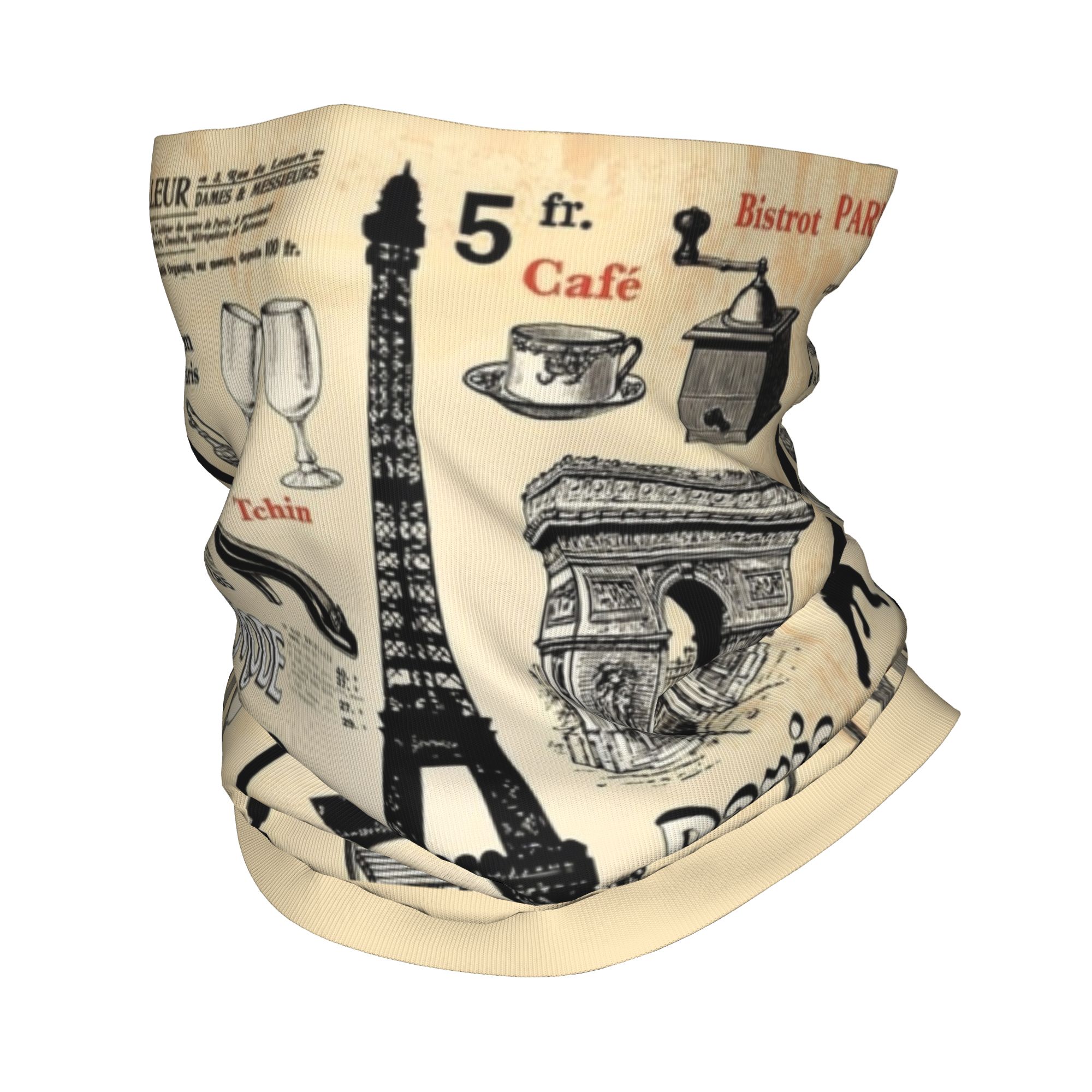 Vintage Fashion Paris - Özel Vintage Paris Eyfel Kulesi Bandana