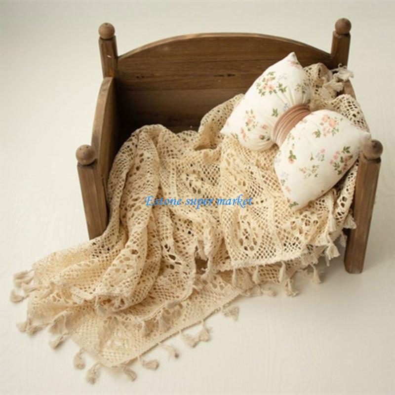 Vintage Fashion Ornaments - 090B Yenidoğan Bebek Fotoğraf Sahne Battaniye