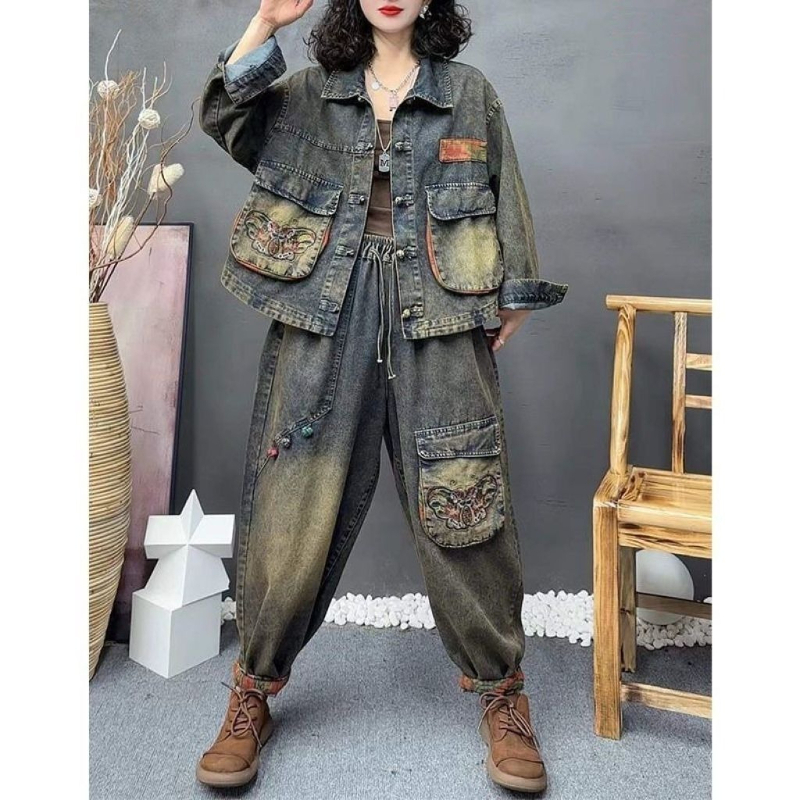 Kadınlar için Retro Moda Nakış - Vintage Fashion Jacket incelemesi ve fiyatı