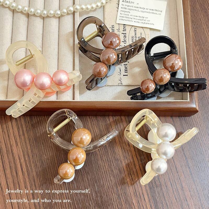 Kore inci çapraz saç pençeleri - Vintage Fashion Ornaments incelemesi ve fiyatı
