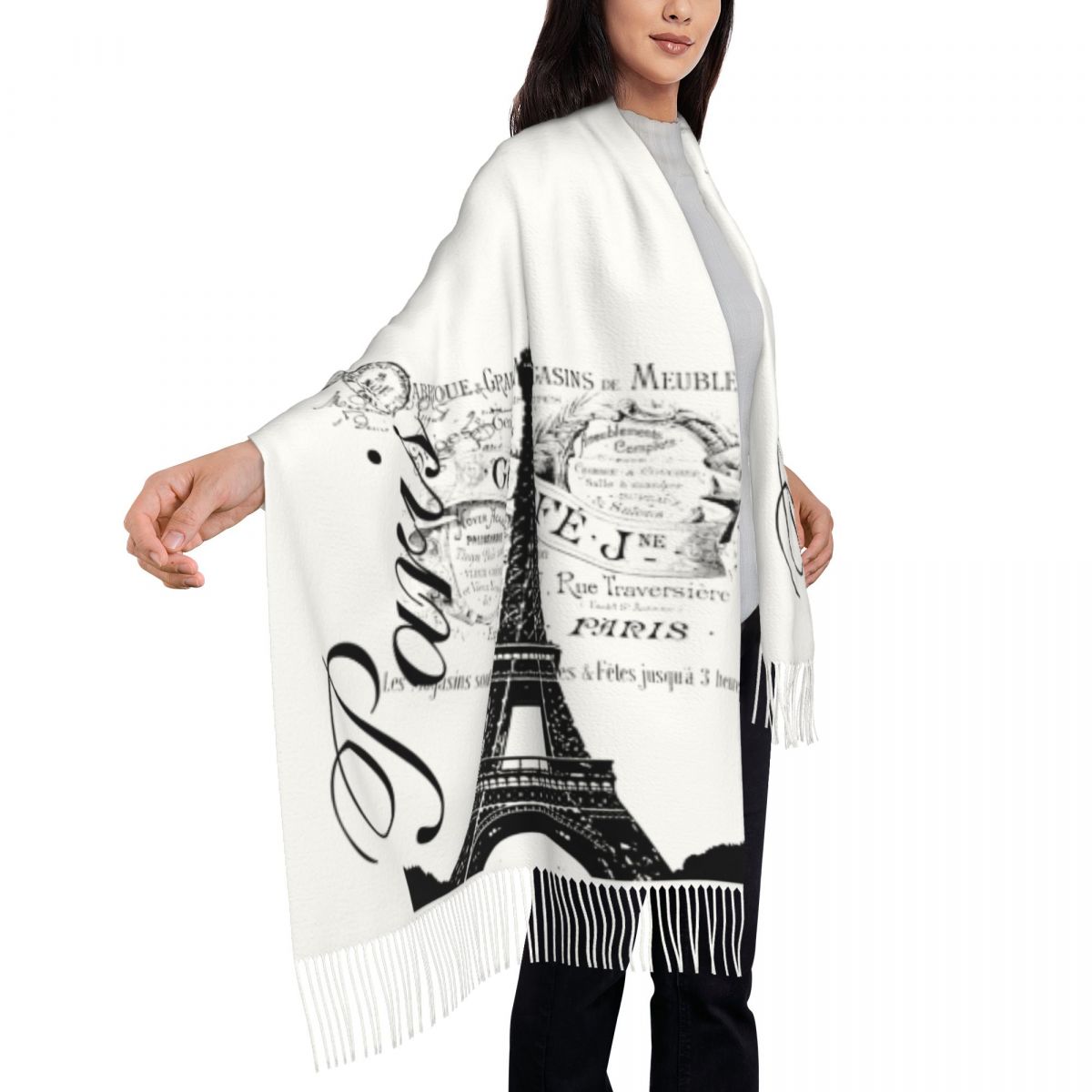 Özel Baskılı Vintage Eyfel Kul - Vintage Fashion Paris incelemesi ve fiyatı