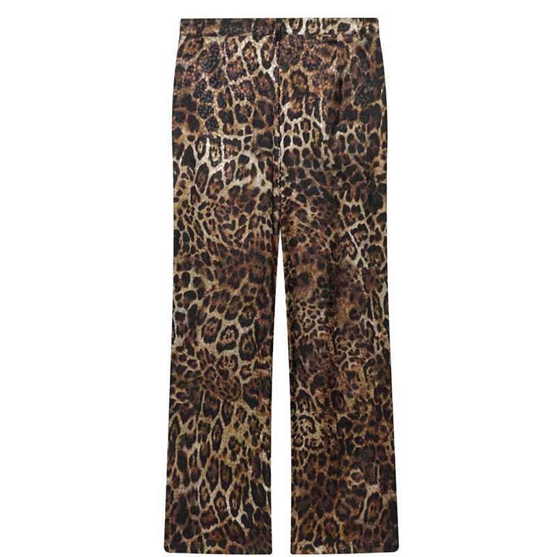 HXAO Leopar Desenli Pantolon T - Vintage Fashion Jacket incelemesi ve fiyatı