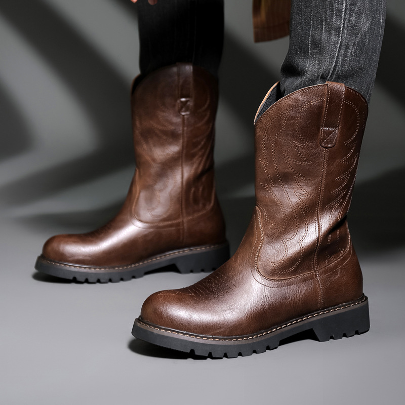 Moda Erkek Kovboy Çizmeleri Ye - Vintage Fashion For Mens incelemesi ve fiyatı