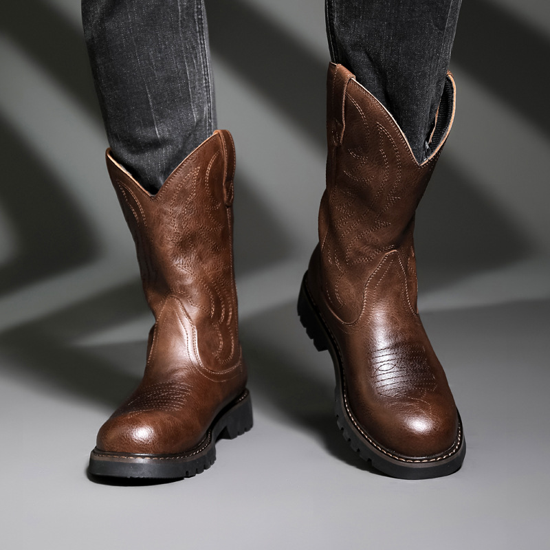 Moda Erkek Kovboy Çizmeleri Ye - Vintage Fashion For Mens incelemesi ve fiyatı