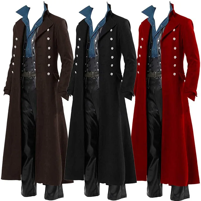 Ortaçağ erkek Korsan Kostüm St - Vintage Fashion Jacket incelemesi ve fiyatı