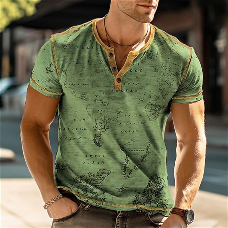 Erkek Henry Gömlekleri Komik 3 - Vintage Fashion For Mens incelemesi ve fiyatı
